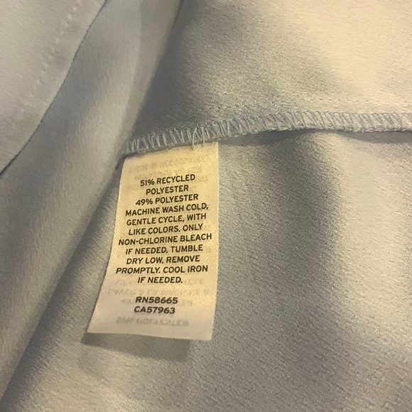 NWT Nordstrom V-Neck Light Blue Tank Top Size XL - Picture 6 of 6